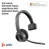 HP Poly Voyager 4310 Microsoft Teams sertificētas USB-C austiņas + BT700 dongle
