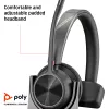 HP Poly Voyager 4310 USB-C austiņas + BT700 uztvērējs + uzlādes statīvs