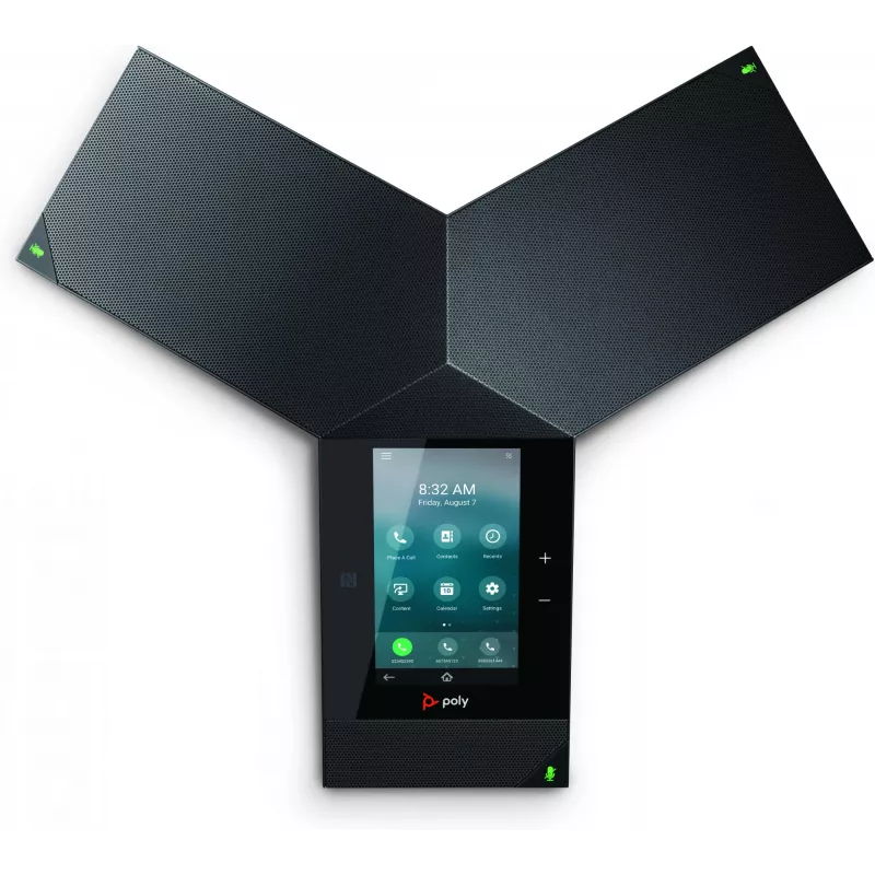 IP konferences telefons POLY Trio 8800 ar PoE atbalstu un 5 collu displeju
