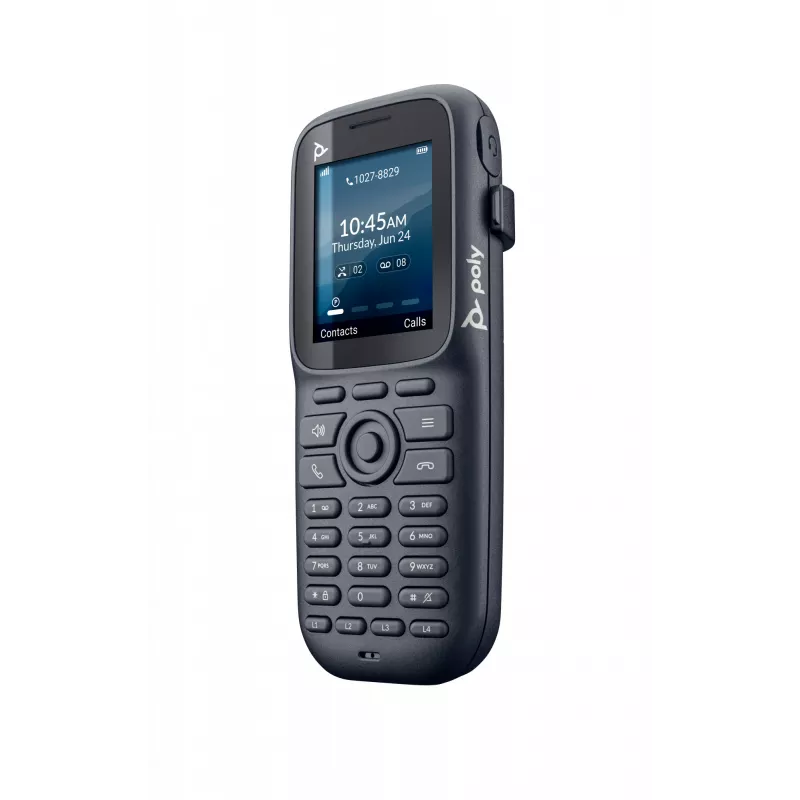 HP Poly Rove 20 DECT telefona klausule, melna, TFT, 128 x 160 pikseļi, ENERGY STAR, 300 h, 35 h