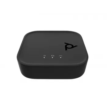 HP Poly ATA 400 1FXS balss porta VoIP adapteris ar atvērto SIP un barošanas avotu