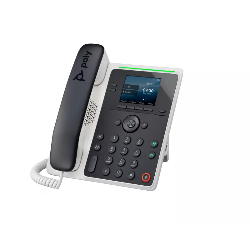 HP Poly Edge E100 IP tālrunis ar PoE, IPS, 320 x 240 pikseļi, 4:3, HTTPS, ENERGY STAR, EAC, RoHS, Federal Communications Commission (FCC), CE