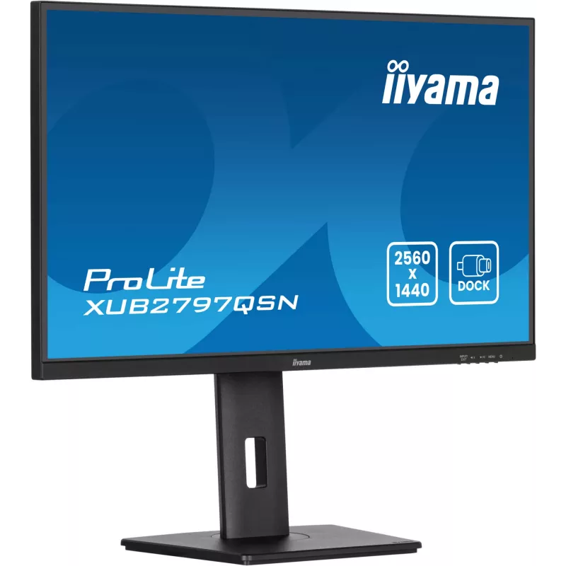 iiyama ProLite XUB2797QSN-B2 datora monitors 68,6 cm (27 colli) 2560 x 1440 pikseļi Quad HD LED Melns