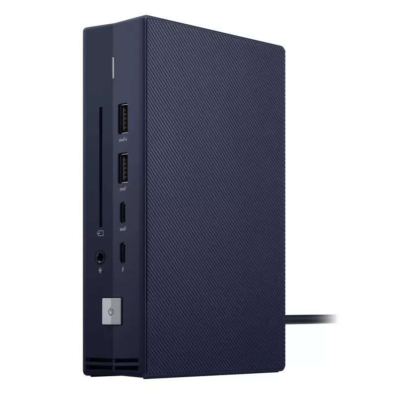 Dokošanas stacija ASUS SimPro Dock 2 Vadu Thunderbolt 3 — HDMI 2.0, DP 1.4, VGA, 3x USB-A, TB3 resursdators, Gigabit Ethernet, Kensington slēdzene