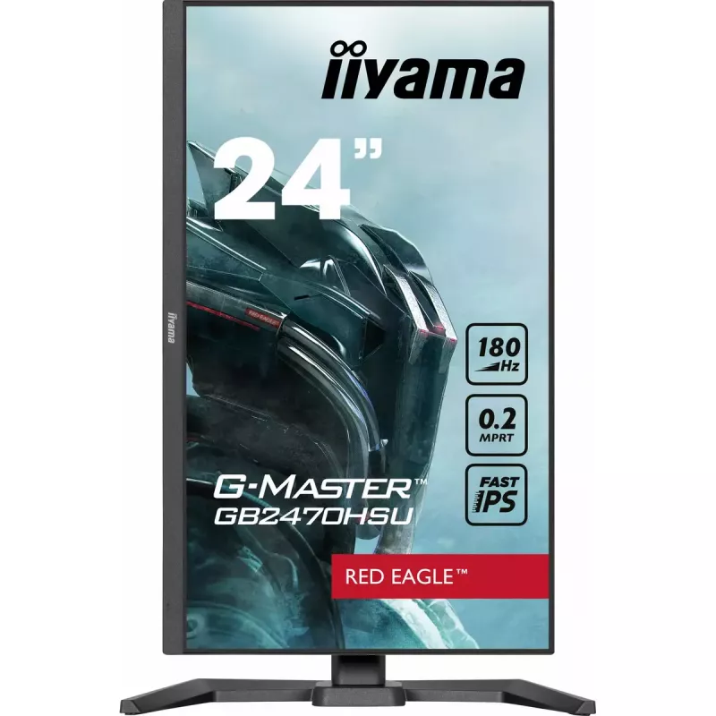 iiyama G-MASTER GB2470HSU-B6 datora monitors 60.5 cm (23.8 collas) 1920 x 1080 pikseļi Full HD LCD Melns