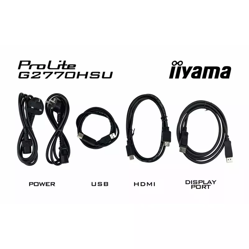 iiyama G-MASTER G2770HSU-B6 datora monitors 68,6 cm (27 colli) 1920 x 1080 pikseļi Full HD LCD Melns