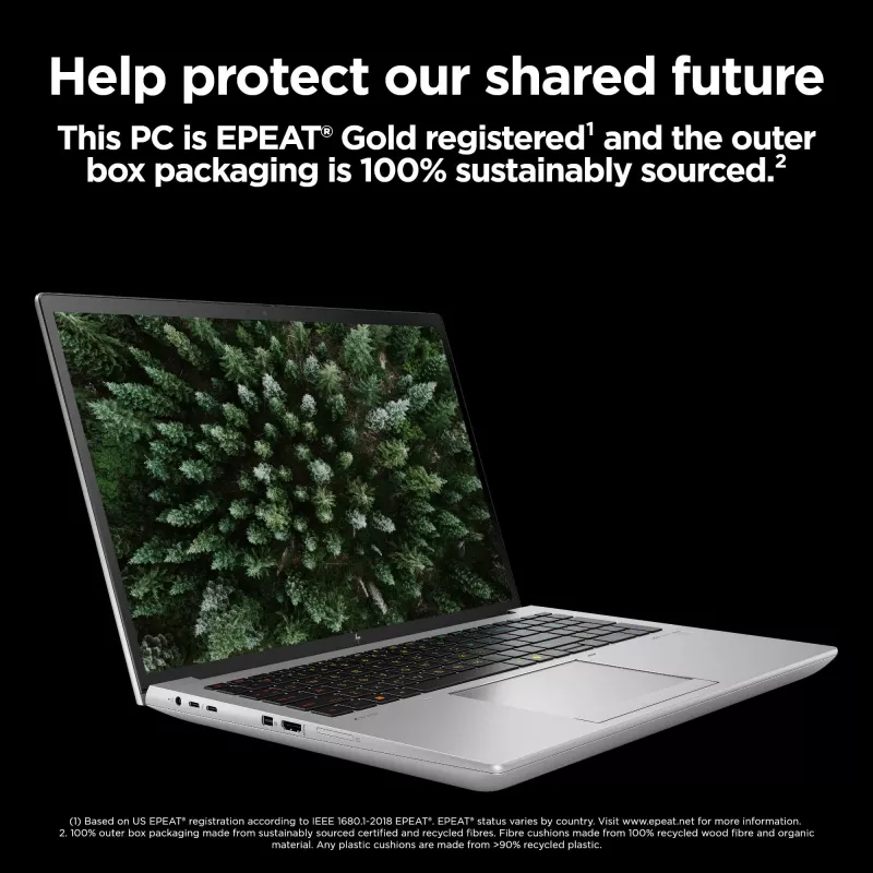 HP ZBook Fury 16 G11 Intel® Core™ i9 i9-14900HX 40,6 cm (16 collu) WQUXGA 64 GB DDR5-SDRAM NVIDIA RTX 4000 Ada Wi-Fi 7 (802.11be) Windows 11 Pro AI darbstacija, AI dators