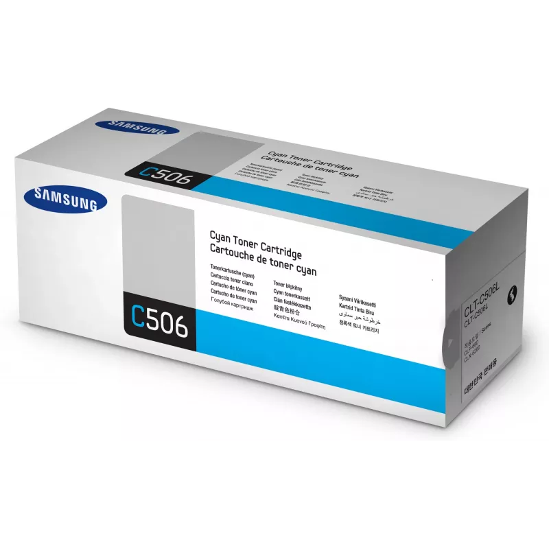 Samsung CLT-C506L High-Yield oriģināla ciāna tonera kasetne, 1 gab.