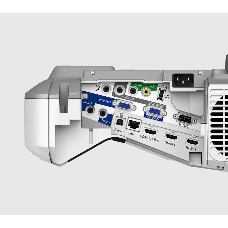 Epson EB-685W Ultra īsā fokusa projektors 3500 ANSI lūmeni 3LCD WXGA (1280x800) Balts, Pelēks