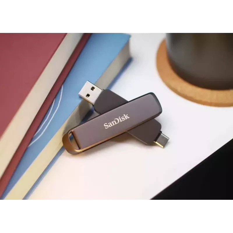 WESTERN DIGITAL Sandisk Extreme Pro Dual Drive - 1TB USB zibatmiņa - Metāla 1000/900mb/s