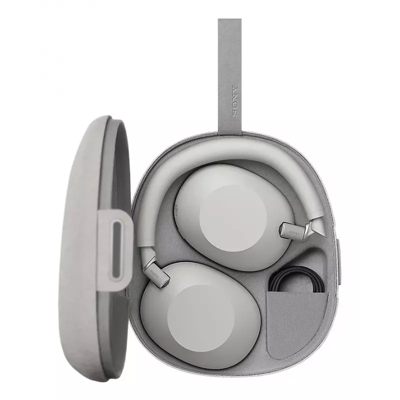 Sony WH-1000XM6 austiņas ar vadu un bezvadu, galvas saite, zvaniem/mūzikai/sportam/ikdienai, USB Type-C, Bluetooth, pelēkas