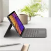 LOGITECH Folio Touch pieskāriena tastatūras maciņš ar skārienpaliktni Oksfordas pelēkā krāsā iPad Air (4. paaudze) Deutsch Qwertz