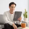 LOGITECH Folio Touch pieskāriena tastatūras maciņš ar skārienpaliktni Oksfordas pelēkā krāsā iPad Air (4. paaudze) Deutsch Qwertz
