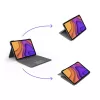 LOGITECH Folio Touch pieskāriena tastatūras maciņš ar skārienpaliktni Oksfordas pelēkā krāsā iPad Air (4. paaudze) Deutsch Qwertz