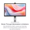 ALOGIC galda monitors - Clarity Pro - 27 collas - 3840x2160 (4K UHD) ar 65W PD un tīmekļa kameru