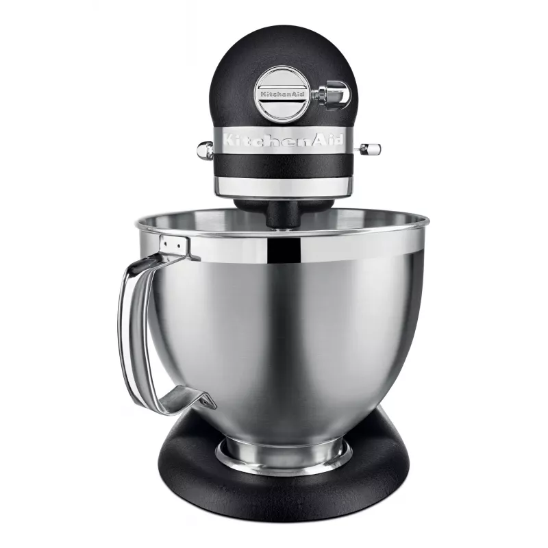 Virtuves kombains KITCHENAID ARTISAN 5KSM185PS — 4,8 L nerūsējošā tērauda bļoda, 300 W, 10 ātrumi, melns