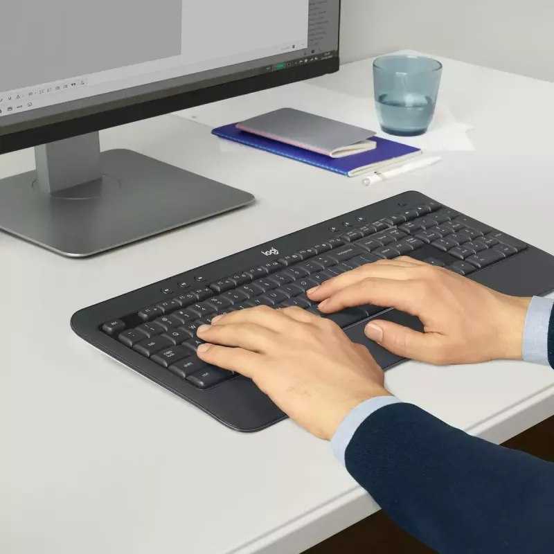 LOGITECH Mk540 Advanced bezvadu tastatūras un peles komplekts - Azerty Belgian