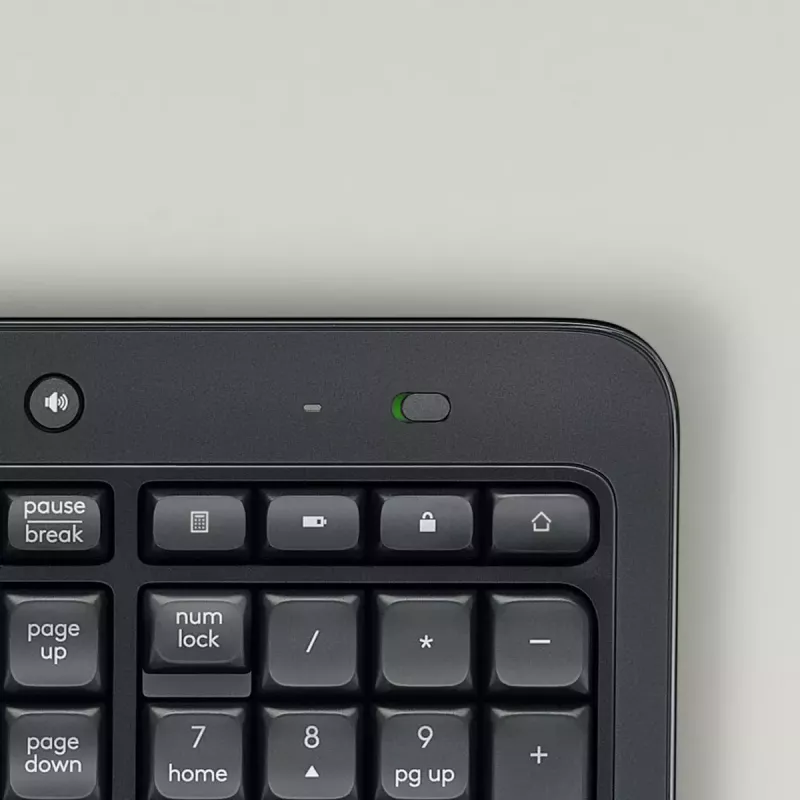 LOGITECH Mk540 Advanced bezvadu tastatūras un peles komplekts - Azerty Belgian