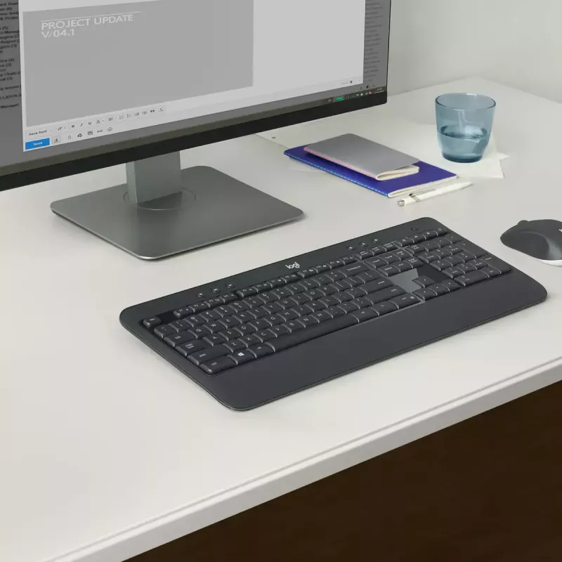 LOGITECH Mk540 Advanced bezvadu tastatūras un peles komplekts - Azerty Belgian