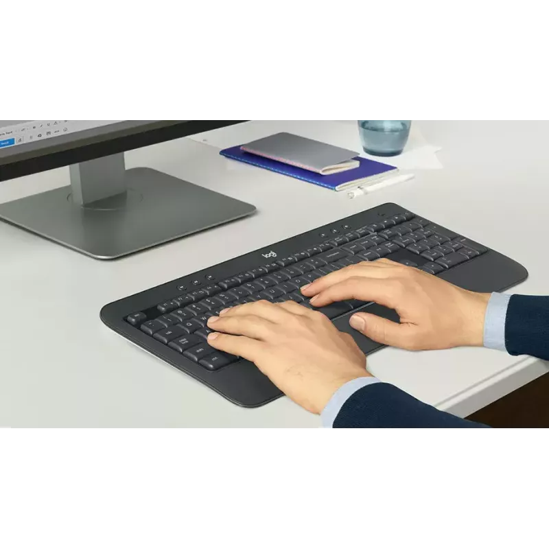 LOGITECH Mk540 Advanced bezvadu tastatūras un peles komplekts - Azerty Belgian