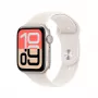 APPLE Watch SE 3 GPS 44mm Starlight Aluminium Case ar Sport Siksniņu S/M - Starlight