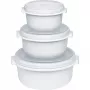Pārtikas uzglabāšanas trauks EMSA 459061200 Balts 3 gab. 190x200x250 mm
