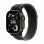 APPLE Watch Ultra 3 (2025) LTE 49mm Titanium korpuss ar Trail Loop S/M - melns/tumši pelēks