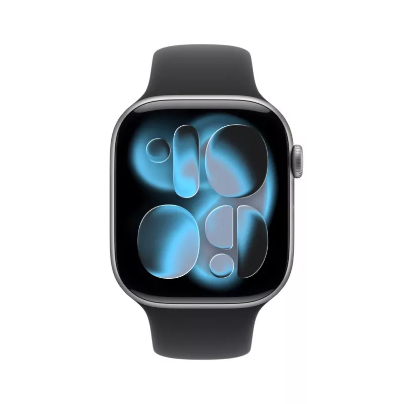 APPLE Watch Series 11 GPS 46mm Space Grey Aluminium Case ar Black Sport S/M siksniņu