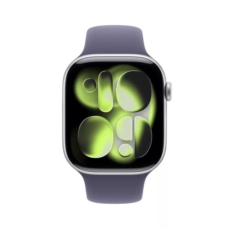 APPLE Watch Series 11 GPS + Cellular 46mm Sudraba alumīnija korpuss ar Purple Fog Sport siksniņu M/L