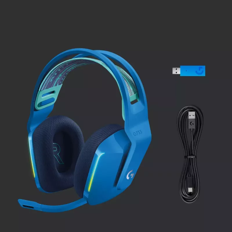 Austiņas Logitech G G733 LIGHTSPEED Wireless RGB Gaming Headset