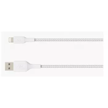 BELKIN Lightning>USB-a kabelis, pīts, 0,15 m, balts
