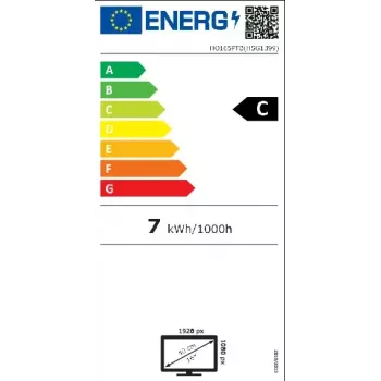 Hannspree Open Frame HO165PTB Signage Displejs 39,6 cm (15,6 coll) LED 250 cd/m² Full HD Melns Skārienekrāns 24/7
