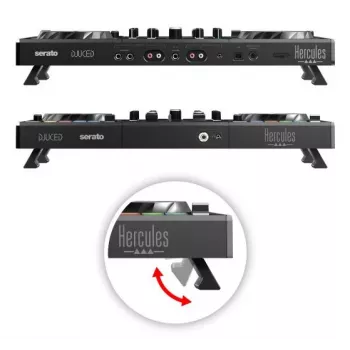 Hercules Inpulse 500 Digital Vinyl System (DVS) scratcher Melns