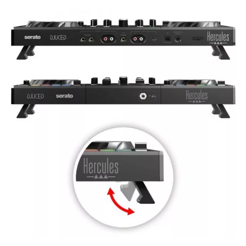 Hercules Inpulse 500 Digital Vinyl System (DVS) scratcher Melns