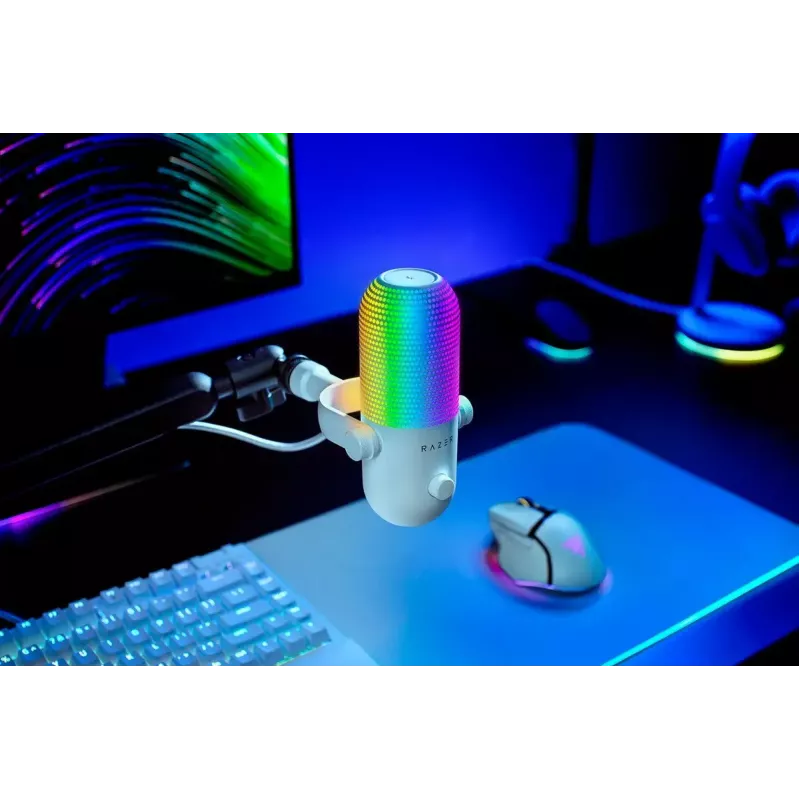Datora mikrofons Razer Seiren V3 Chroma balta