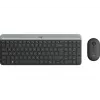 Logitech MK470 bezvadu tastatūra+pele, grafīta krāsa, pele iekļauta, QWERTY US, USB