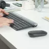 Logitech MK470 bezvadu tastatūra+pele, grafīta krāsa, pele iekļauta, QWERTY US, USB
