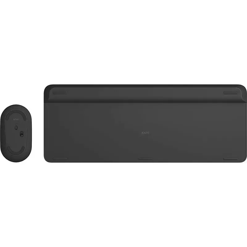 Logitech MK470 bezvadu tastatūra+pele, grafīta krāsa, pele iekļauta, QWERTY US, USB