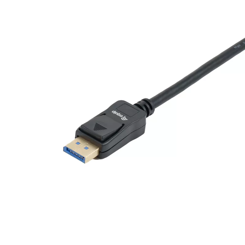 Equip DisplayPort 2.1 kabelis, 2,0 m, 16K/60Hz, 40 Gbps, 2 m, DisplayPort, DisplayPort, vīriešu, vīriešu, 15360 x 8640 pikseļi