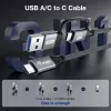 Equip 128431 USB kabelis USB 3.2 Gen 2x2 1 m USB A/USB C USB C Melns