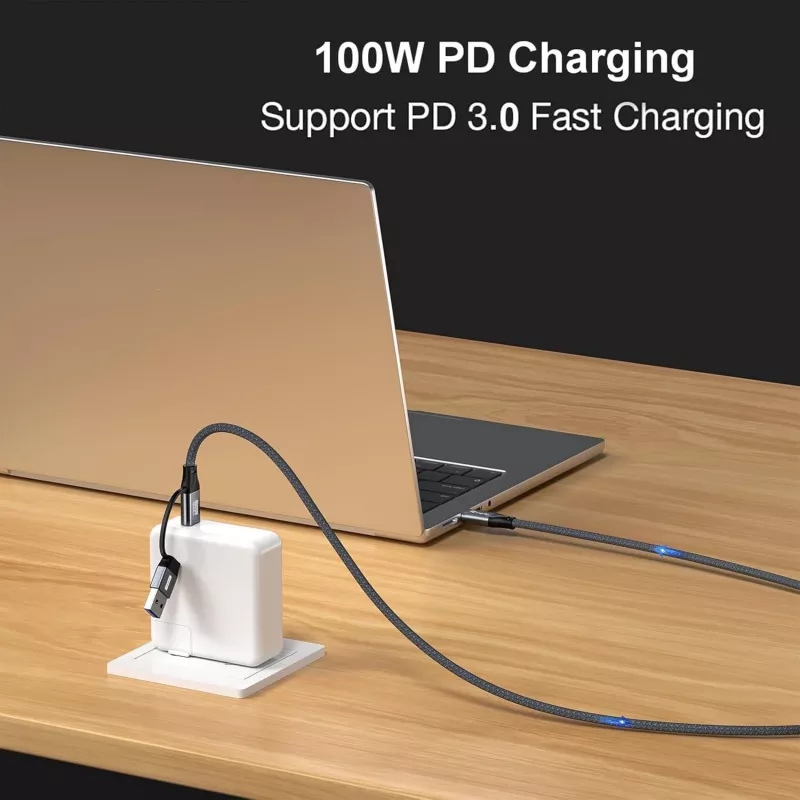 Equip 128432 USB kabelis USB 3.2 Gen 2x2 2 m USB A/USB C USB C Melns