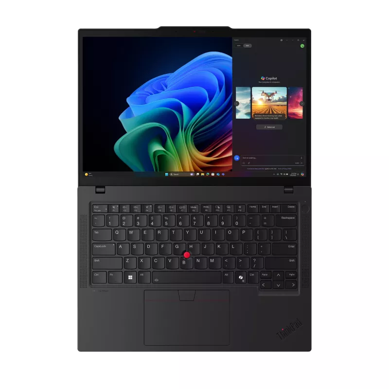 Lenovo ThinkPad T14 Gen 6 (AMD) Copilot+ PC AMD Ryzen™ AI 5 340 Portatīvais dators 35,6 cm (14 collas) WUXGA 32 GB DDR5-SDRAM 1 TB SSD Wi-Fi 7 (802.11be) Windows 11 Pro vācu Melns