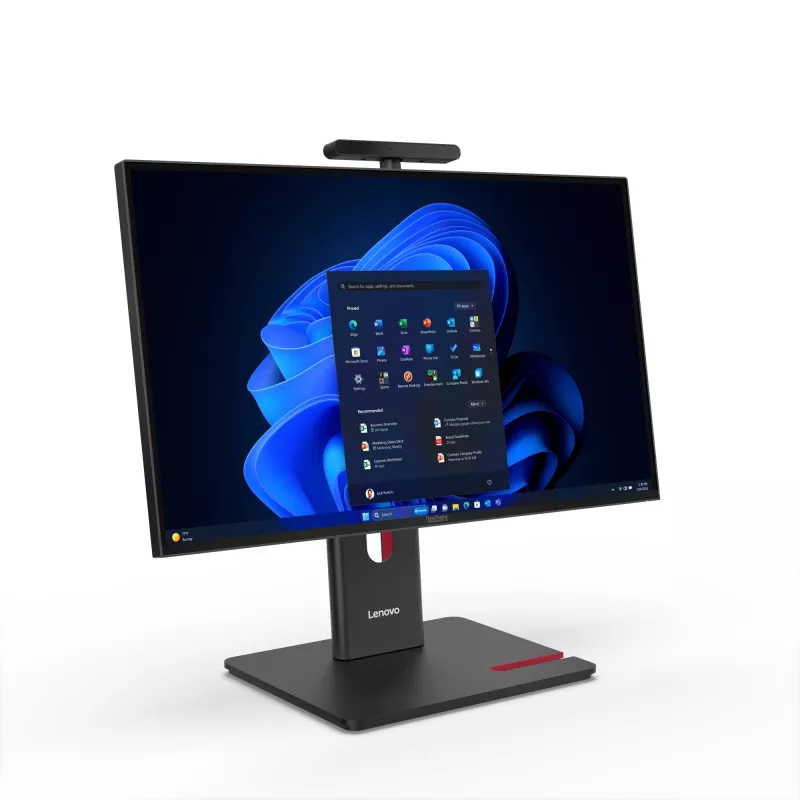 Lenovo ThinkCentre M90a Gen 6 Intel Core Ultra 5 235 60,5 cm (23.8 inch) 1920 x 1080 pikseļi Viss-vienā dators 32 GB DDR5-SDRAM 512 GB SSD Windows 11 Pro Wi-Fi 6E (802.11ax) Melns