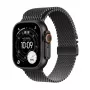 Viedpulkstenis Apple Watch Ultra 3 GPS + Cellular 49mm Melns Titāna Korpuss ar Melnu Titāna Milānas Cilpu Vidēju