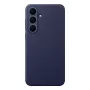 Samsung Kindsuit Faux Leather vāciņš priekš Galaxy S25 FE, Cover, Samsung, Galaxy S25 FE, 17 cm (6.7 inch), Navy