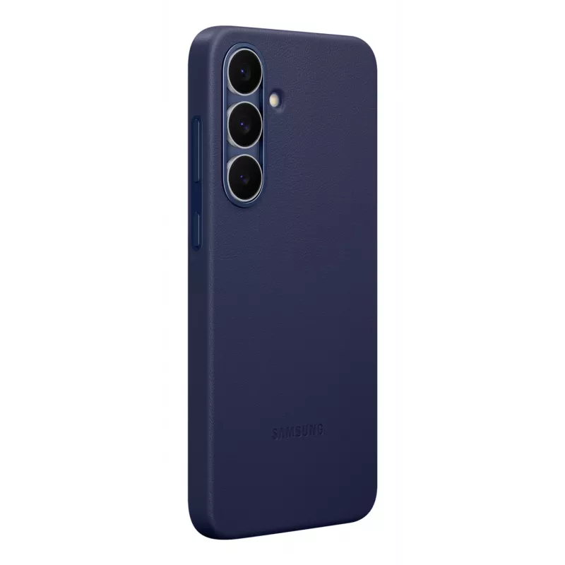 Samsung Kindsuit Faux Leather vāciņš priekš Galaxy S25 FE, Cover, Samsung, Galaxy S25 FE, 17 cm (6.7 inch), Navy