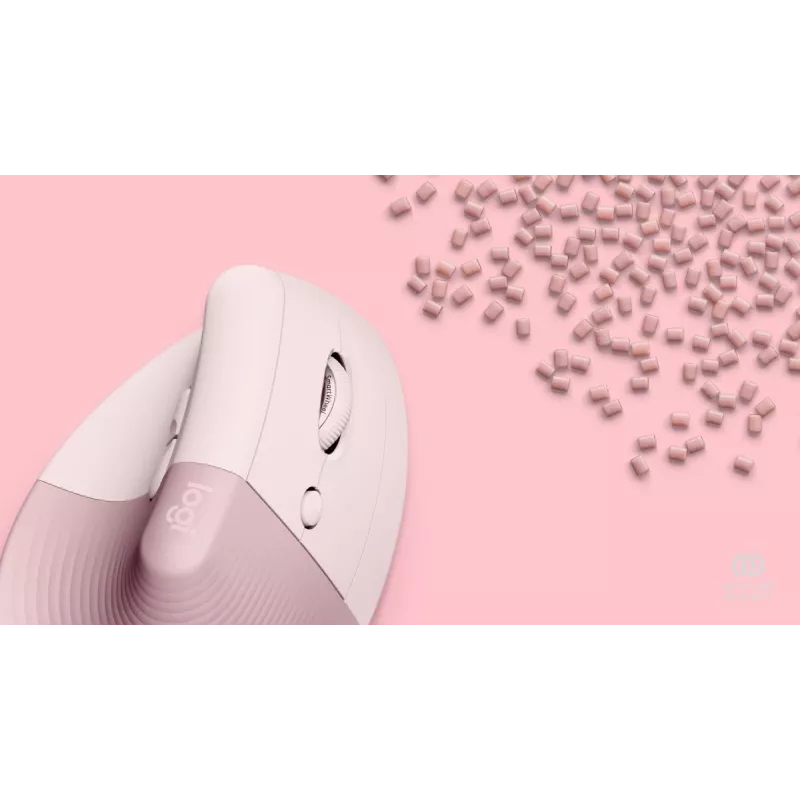 LOGITECH Lift labās rokas pele bezvadu rozā / tumši rozā