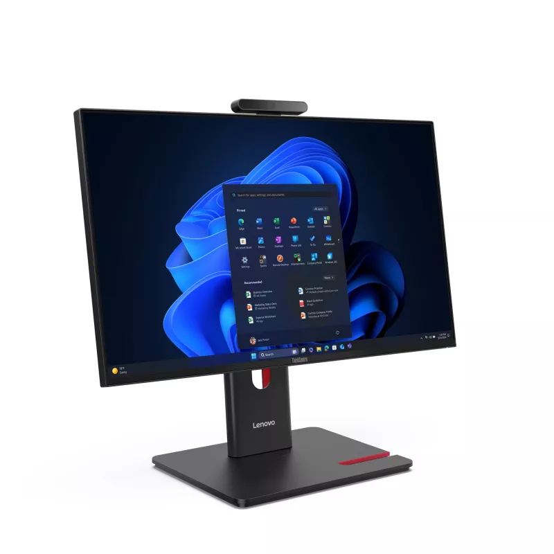 Viss-vienā dators Lenovo ThinkCentre M70a Gen 6 — Intel Core Ultra 5 235T, 23,8 collu FHD IPS, 16 GB DDR5, 512 GB SSD, Windows 11 Pro, Wi‑Fi 6E, Melns