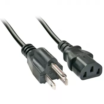 Lindy 2m US 3 Pin to C13 Mains kabelis, 2 m, C13 coupler