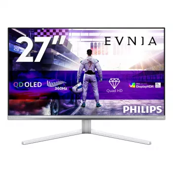 Philips Evnia 8000 27M2N8500/00 datora monitors 67,3 cm (26,5 collu) 2560 x 1440 pikseļi Quad HD QD-OLED Balts